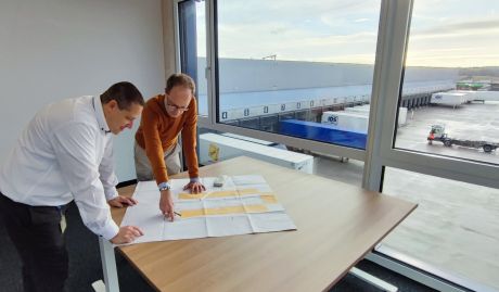 Standort Ebersdorf, Niederlassung Geis Gruppe, Kontraktlogistik, Umschlagslager, Lagerfläche